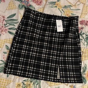 Rue21 plaid mini skirt NWT